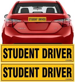 img 4 attached to 🚗 Student Driver Magnet Sticker by TOTOMO