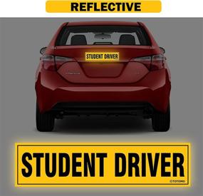 img 1 attached to 🚗 Student Driver Magnet Sticker by TOTOMO