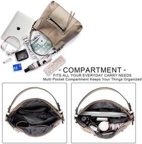 img 2 attached to Realer Women's Handbag Crossbody: Trendy Shoulder Bag with Matching Wallet