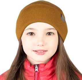 img 3 attached to 🧣 Warmth and Style Combined: MERIWOOL Kids’ Merino Wool Ribbed Knit Beanie - The Perfect Winter Hat for Boys and Girls