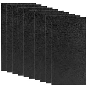 img 4 attached to Premium 10-Piece Leather Repair Kit for Couches, Furniture, Car Seats, Handbags & Jackets | Black Leather Patches Included