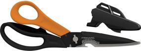 img 4 attached to Fiskars 356922-1003 Everyday Scissors 01005692: 9 inch Length, Black/Orange, 3.5 inch Cut – Reliable and Efficient Cutting Tool