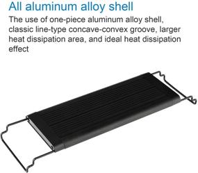 img 3 attached to 🐠 Full Spectrum LED Aquarium Light for Water Rebirth: Extendable Brackets, Aluminum Alloy Shell (12-18 in)