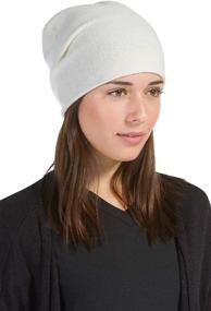 img 3 attached to Fishers Finery Cashmere Slouchy Classic Sports & Fitness