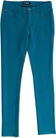 img 3 attached to 👖 Kids' 5-Pocket Knit Pants for Girls by KIDPIK