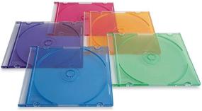 img 1 attached to Тонкие футляры для хранения DVD Verbatim