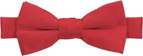 img 2 attached to 👔 Jacob Alexander Pre-tied Elastic Band Adjustable Bow Ties for Boys – Stylish and Versatile Accessories