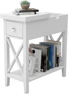 choochoo flip top open end table: a stylish and space-saving solution for your living room or bedroom logo