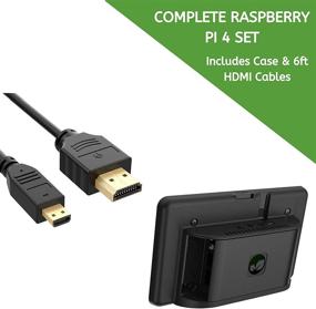 img 1 attached to 🖥️ NEEGO Raspberry Pi 4 4GB Bundle - Complete Kit with Touchscreen, Keyboard and Case - Enhanced with 4GB RAM