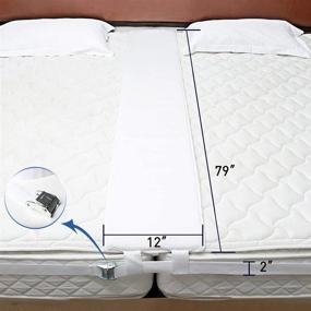 img 3 attached to 🛏️ HITOMEN Twin to King Bed Converter Kit - Bed Bridge, Bed Gap Filler with Strap & Mattress Connector