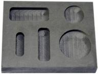 🔥 versatile combo graphite ingot mold crucible - ideal for gold, silver, and nonferrous metal casting, refining, and jewelry making (1/4 oz, 1/2 oz, 1 oz ounce) logo