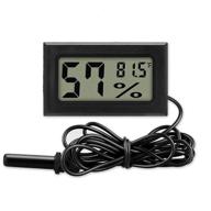 🌡️ wale&morn mini hygrometer thermometer meter: digital lcd monitor for reptile incubator brooders, garden, greenhouse, cellar, fridge, mason jar логотип