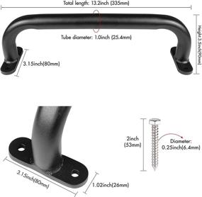 img 3 attached to Purife Playground Safety Handles Pair 500LBS