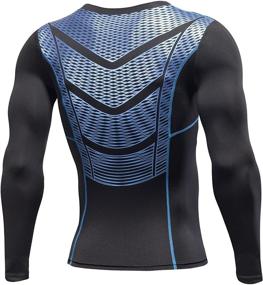 img 2 attached to Findci Running Fitness Basketball Compression Men's Clothing
