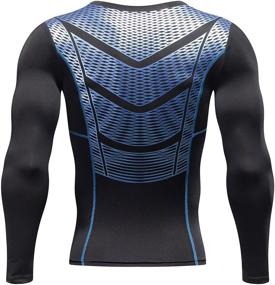 img 3 attached to Findci Running Fitness Basketball Compression Men's Clothing