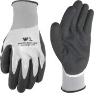 🧤 waterproof nitrile gloves by wells lamont - 568m логотип