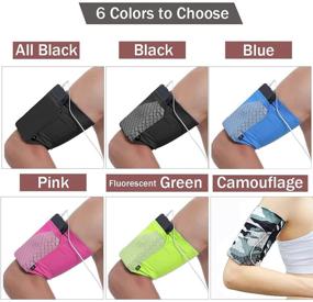 img 3 attached to 📱 Ultimate Universal Sports Armband: Perfect Cell Phone Armband for Running, Fitness, and Gym Workouts - iPhone X/8/7/6/Plus, Samsung Galaxy S9/S8/S7/S6/Edge/Plus, LG & More - All Black, Small