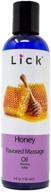 honey flavored massage oil couples logo