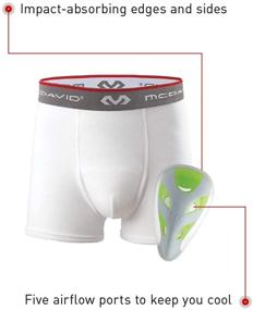 img 2 attached to 🩲 McDavid Youth Brief with Athletic Cup - Boys Cup Underwear, Includes Baseball Cup for Youth & Peewee