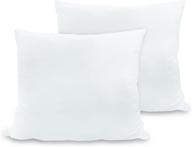 biopedic luxurious euro square pillows: 28-by-28 inch, 2-pack - find your perfect comfort! logo