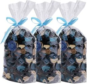 img 4 attached to 🌊 Yesland 3 Pack Potpourri Bag: Ocean Scent Sachets with Dried Flower Petals - Perfect Home and Office Decorative Filler