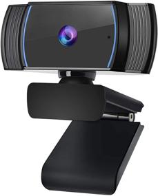 img 4 attached to 📷 ROADOM 1080P Webcam with Autofocus, Tripod Compatibility, Auto Light Correction, Stereo Microphone, Easy Plug and Play, 2 Megapixel, Ideal for Online Class, Zoom Meeting, Live Streaming, PC Mac Laptop Desktop