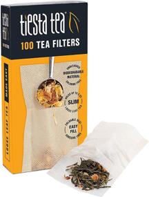 img 4 attached to ☕ Tiesta Tea - 100 Count Loose Leaf Tea Filters, Disposable Infuser, 100% Natural Unbleached Paper, Steep Hot Tea, Iced Tea & Coffee, Eco-Friendly, Single Serve Filter for Cup, Empty Tea Bags