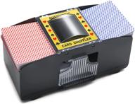 🃏 efficient homwom automatic card shuffler: perfect for uno, texas hold'em, poker, home card games, blackjack - battery operated electric poker shuffling machine логотип