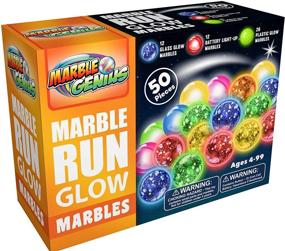img 4 attached to 🔮 Glowing Marble Run Set by Marble Genius