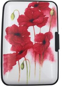 img 4 attached to Credit Holder Design Pocket Flower Women's Handbags & Wallets in Wallets