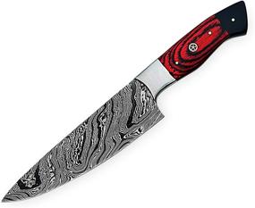 img 3 attached to Professional Handmade Kitchen Damascus Vegetable