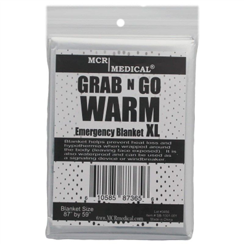 mcr medical sb 1001 010 emergency blanket 로고