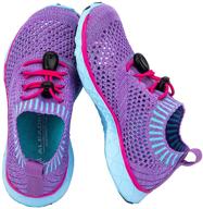 👟 stylish and comfortable aleader walking sneakers: lightweight purple shoes for girls logo