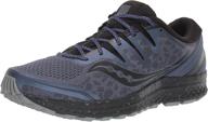 👟 slate blue men's saucony guide iso shoes – enhanced for superior performance logo