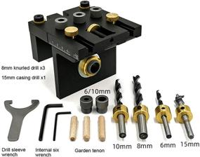 img 2 attached to 🔧 Complete 3-in-1 Pocket Hole Jig Kit: Ultimate Woodworking Doweling Jig Set with Positioning Punch Tools, Clip, and Adjustable Drilling Guide - Perfect for Carpentry Woodwork Projects