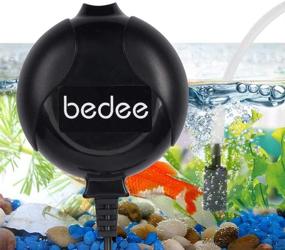 img 4 attached to 🐠 bedee Aquarium Air Pump: Silent & Efficient Oxygen Pump for 1-15 Gallon Fish Tanks with Air Stone & Silicone Tube