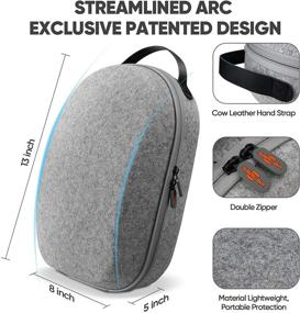 img 1 attached to 🎮 SARLAR Design Hard Carrying Case: Ultimate Protection for Oculus Quest 2/Elite Strap Edition/Quest VR Headset and Touch Controllers