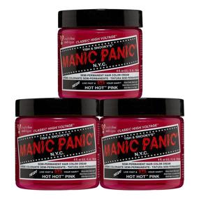 img 4 attached to MANIC PANIC Pink Hair Classic