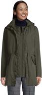 lands end insulated parka black women's clothing and coats, jackets & vests logo