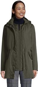 img 4 attached to Lands End Insulated Parka Black Women's Clothing and Coats, Jackets & Vests