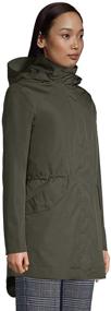 img 2 attached to Lands End Insulated Parka Black Women's Clothing and Coats, Jackets & Vests