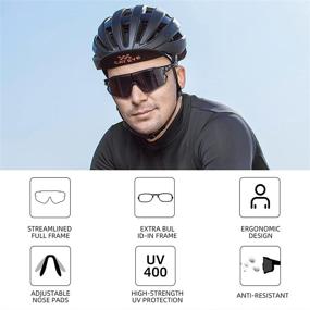 img 3 attached to UV Protection Photochromic Sunglasses for Men and Women: Ideal Bike Glasses