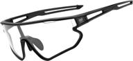 uv protection photochromic sunglasses for men and women: ideal bike glasses logo
