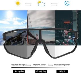 img 2 attached to UV Protection Photochromic Sunglasses for Men and Women: Ideal Bike Glasses