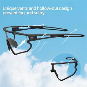 img 1 attached to UV Protection Photochromic Sunglasses for Men and Women: Ideal Bike Glasses