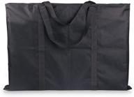🎨 рюкзак dacron jjring для переноски портфеля с искусством: 23x31" черный чехол для хранения плакатов, эскизов и рисования - с высоким рейтингом. логотип
