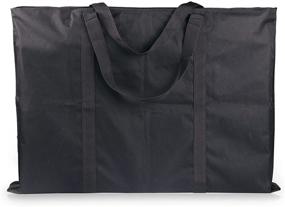 img 4 attached to 🎨 Рюкзак Dacron Jjring для переноски портфеля с искусством: 23x31" черный чехол для хранения плакатов, эскизов и рисования - с высоким рейтингом.