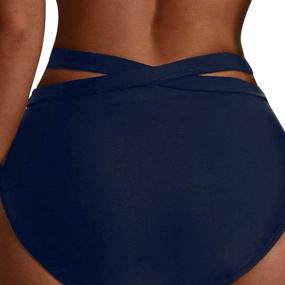 img 2 attached to 👙 Hilor Women's High-waisted Bikini Tankini Swimwear for Women - Fashionable Clothing