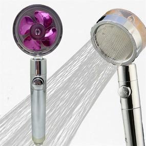 img 4 attached to 💦 Turbocharged Propeller Driven Handheld Shower Head - Superior High Pressure and 360° Rotation for Ultimate Showering Experience