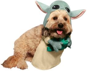 img 3 attached to Rubies Star Wars The Mandalorian The Child Pet Costume - Channel the Force with This Adorable Outfit!